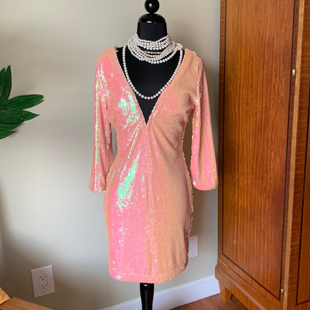 🧜‍♀️ Iridescent Mermaid Pink Fairy Dress 🧚🏻‍♀️